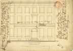 Neo-classicistische voorgevel uit 1837